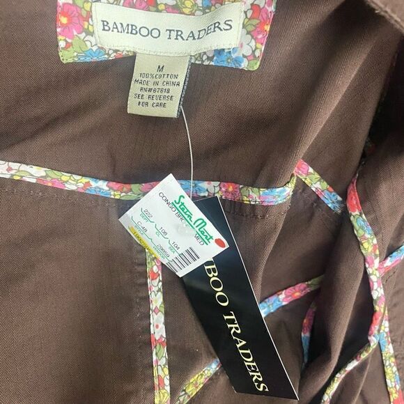 Bamboo Trader Brown Lightweight Zip Up Jacket - Picture 3 of 4